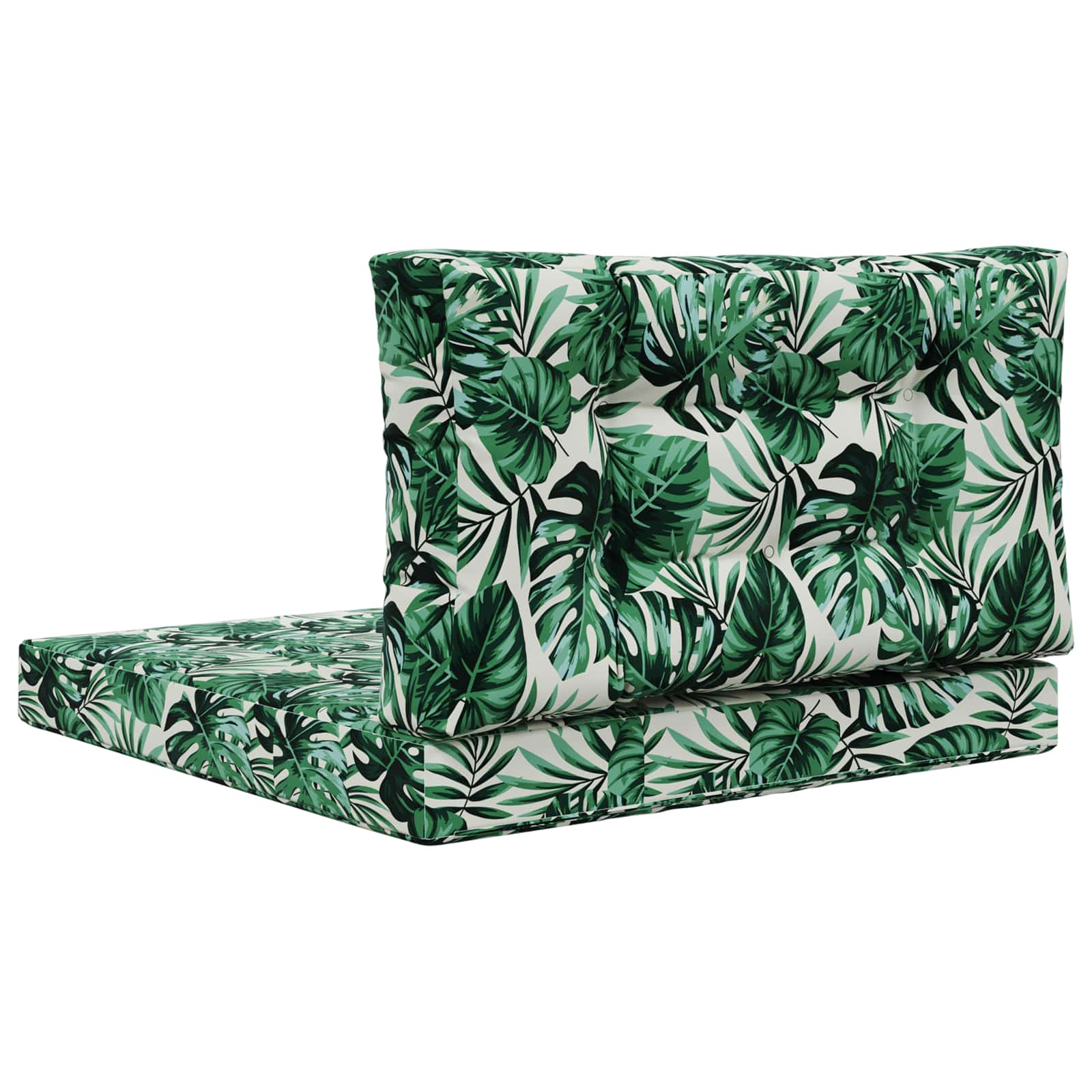 Lauko sofa pagalvėlė 2 pcs Lapų raštas Poliesteris