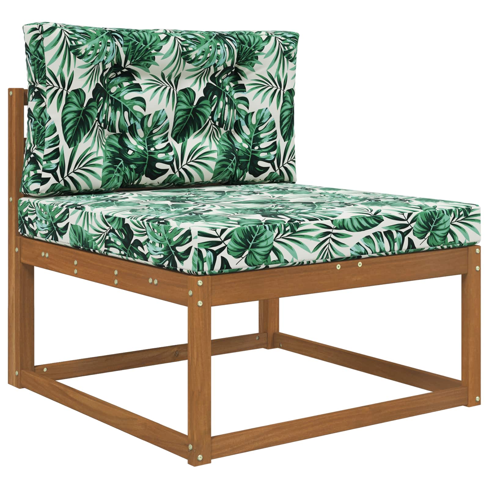 Lauko sofa pagalvėlė 2 pcs Lapų raštas Poliesteris