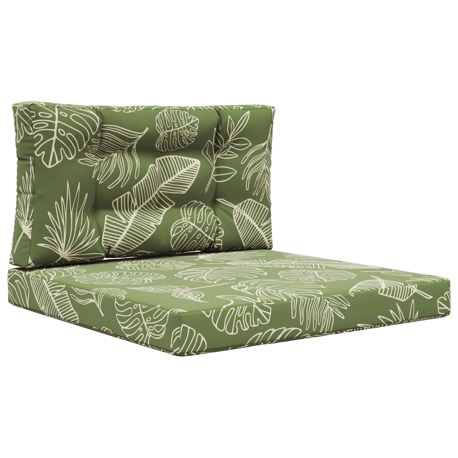 Lauko sofa pagalvėlė 2 pcs Lapų dizainas Poliesteris