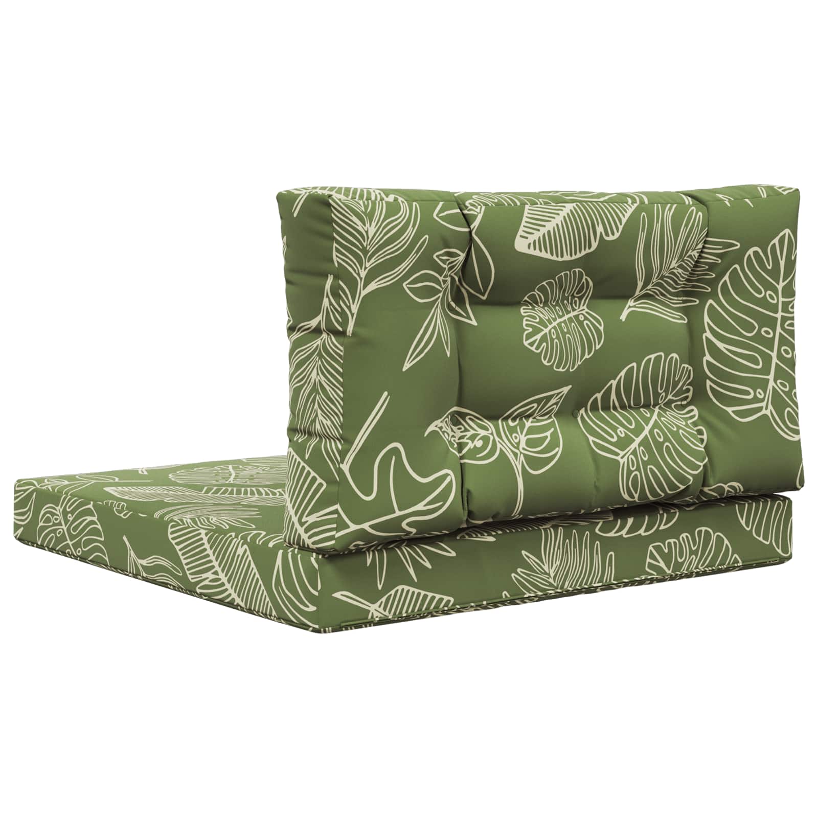 Lauko sofa pagalvėlė 2 pcs Lapų dizainas Poliesteris