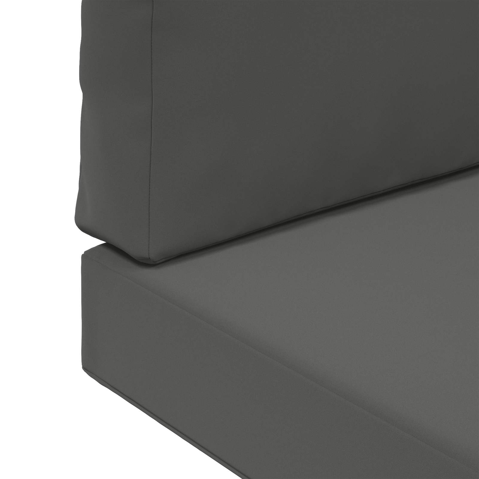 Lauko sofa pagalvėlė 3 pcs Antracitas Poliesteris