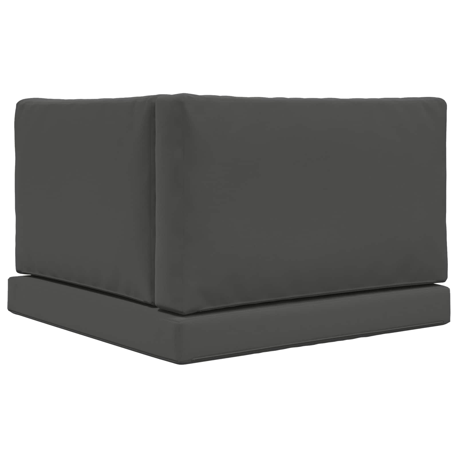 Lauko sofa pagalvėlė 3 pcs Antracitas Poliesteris