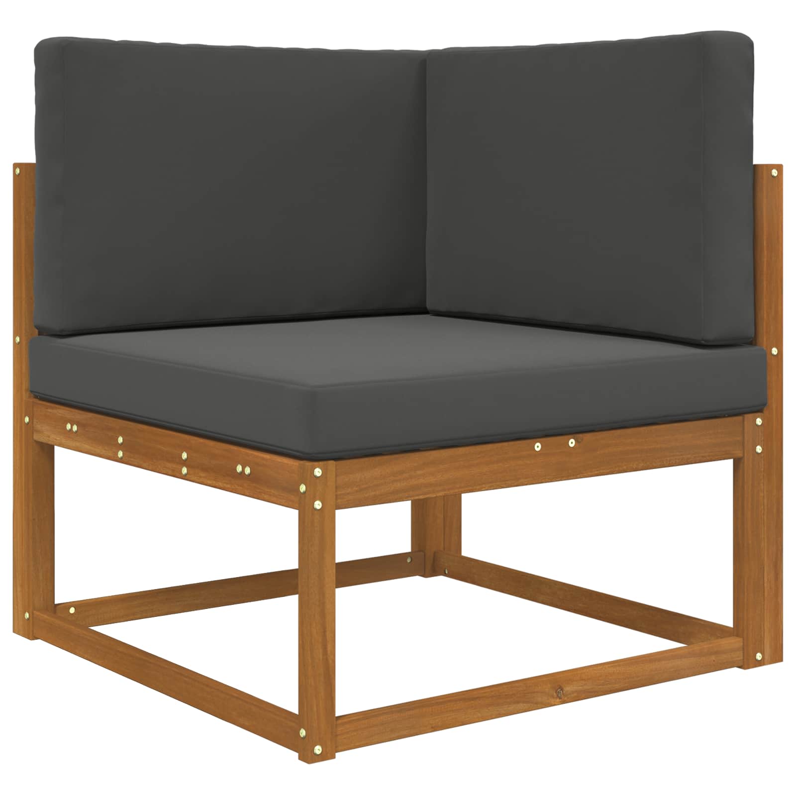 Lauko sofa pagalvėlė 3 pcs Antracitas Poliesteris
