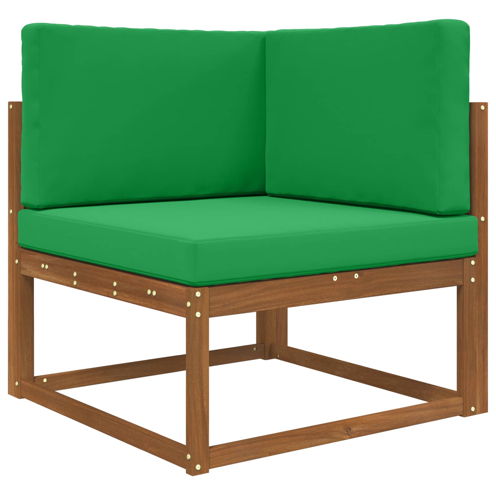 Lauko sofa pagalvėlė 3 pcs Žalia Poliesteris