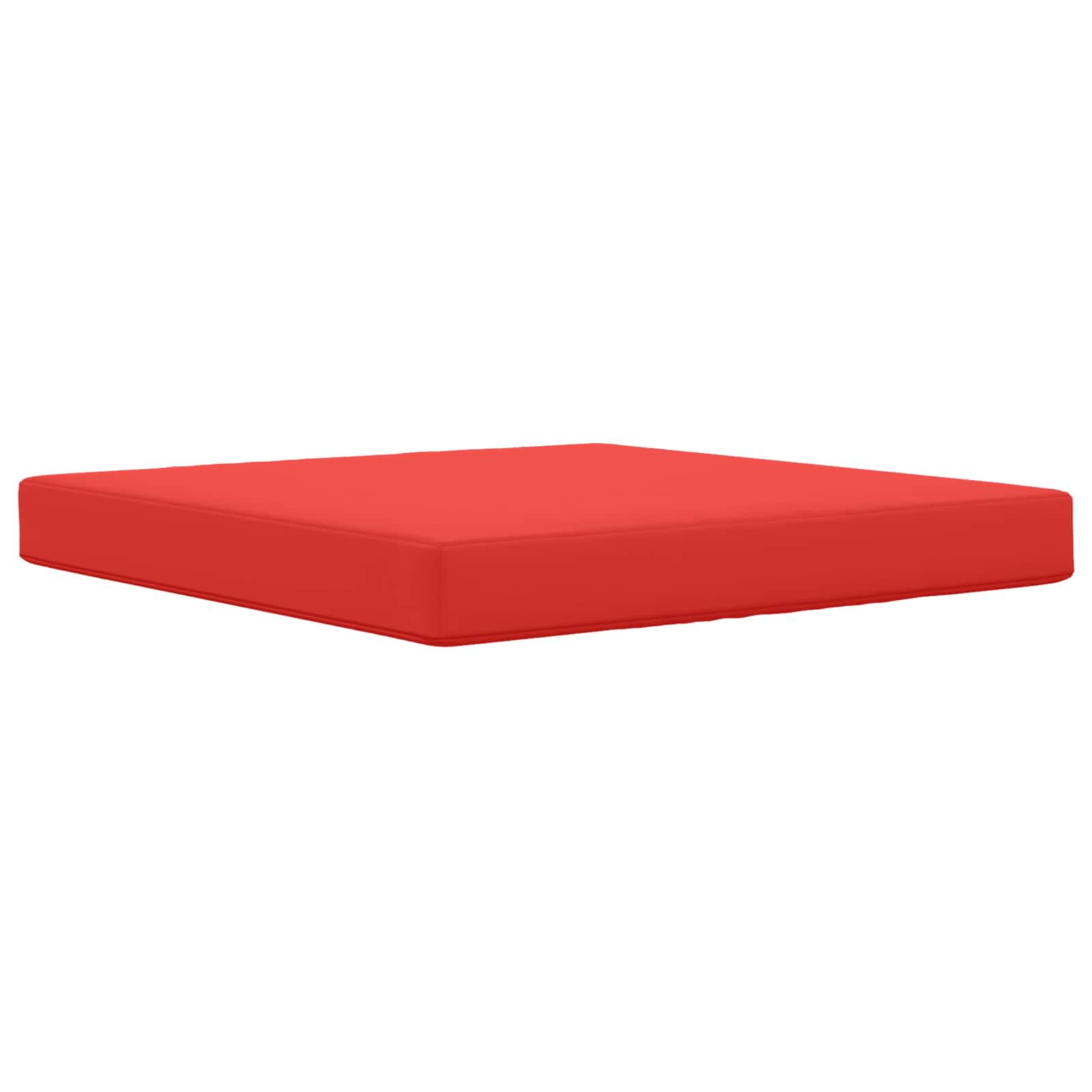 Lauko sofa pagalvėlė 3 pcs Raudona Poliesteris