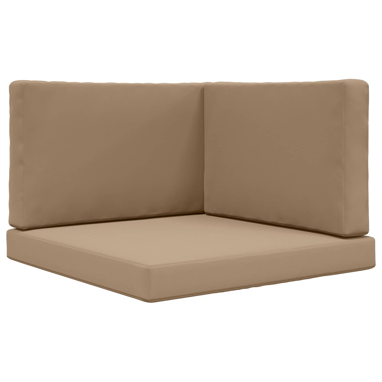 Lauko sofa pagalvėlė 3 pcs Taupe Poliesteris