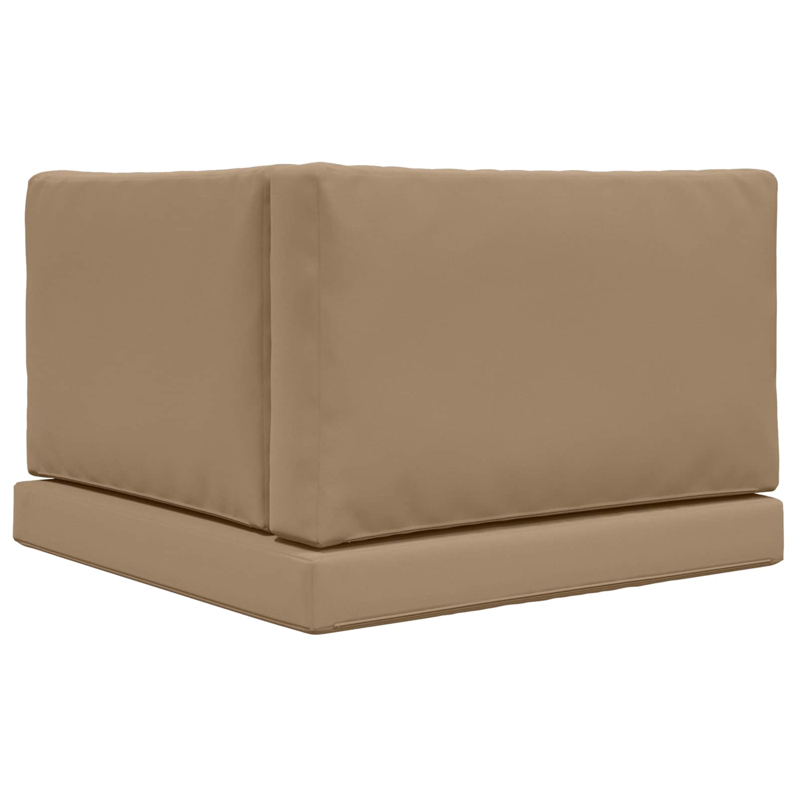 Lauko sofa pagalvėlė 3 pcs Taupe Poliesteris