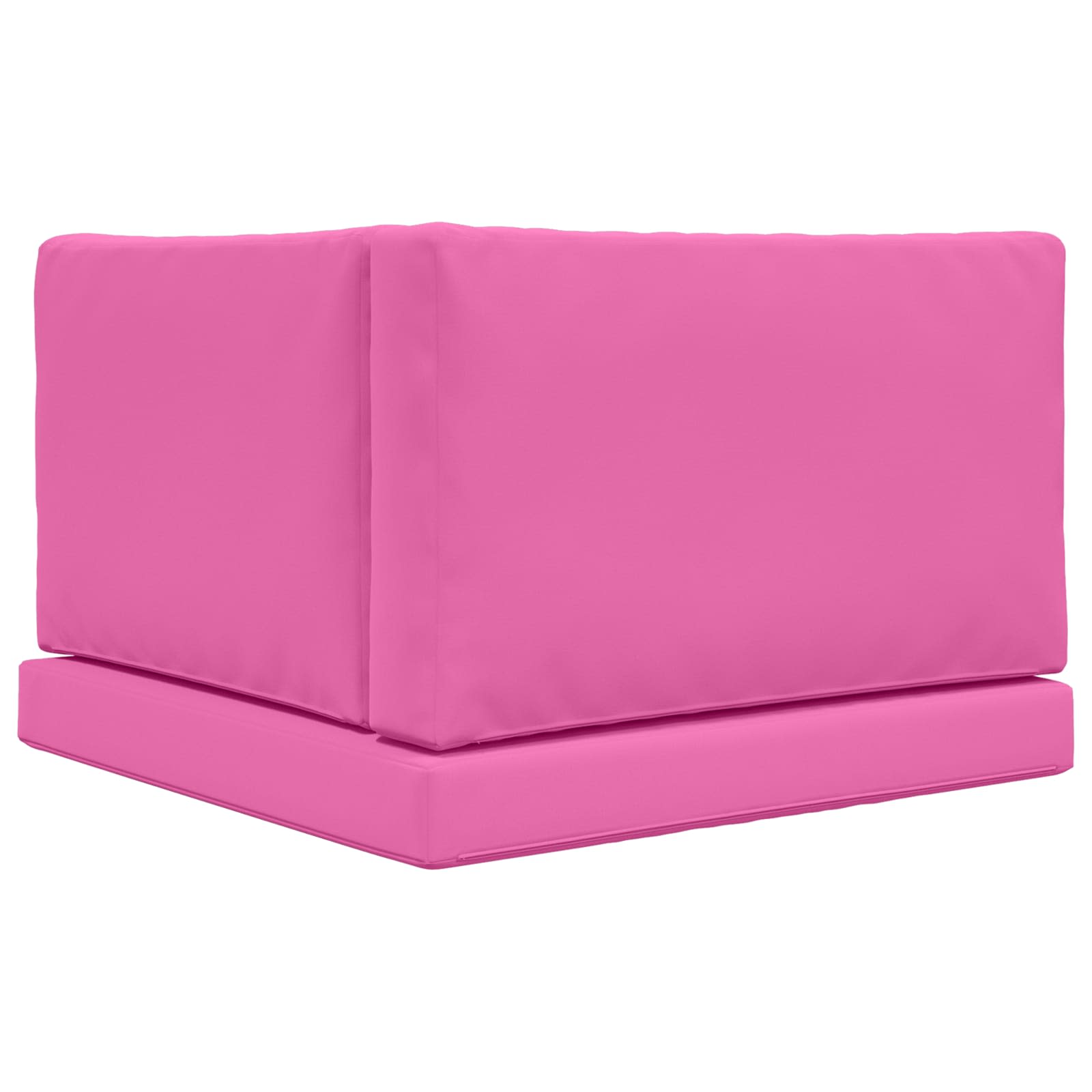 Lauko sofa pagalvėlė 3 pcs Rožinė Poliesteris