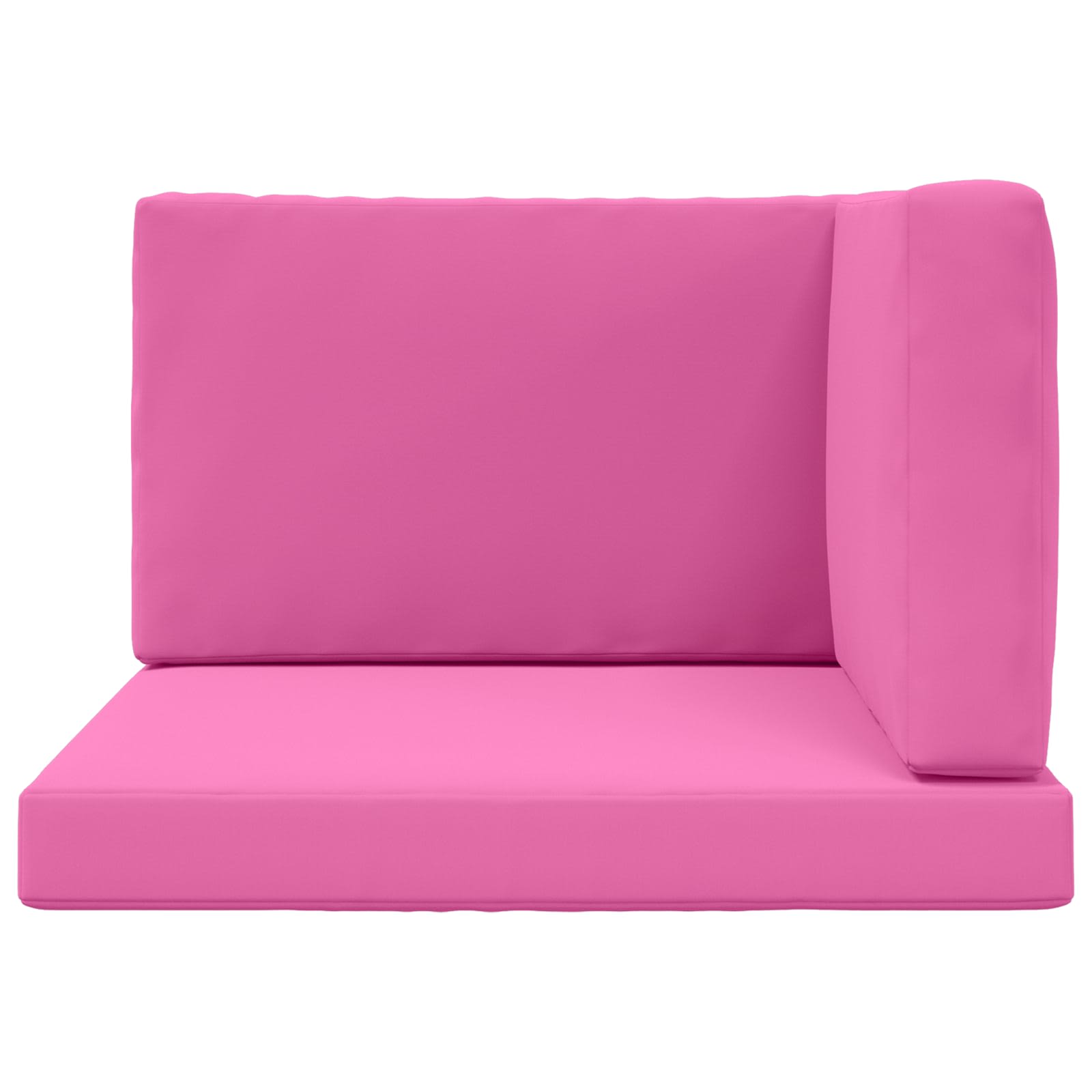 Lauko sofa pagalvėlė 3 pcs Rožinė Poliesteris