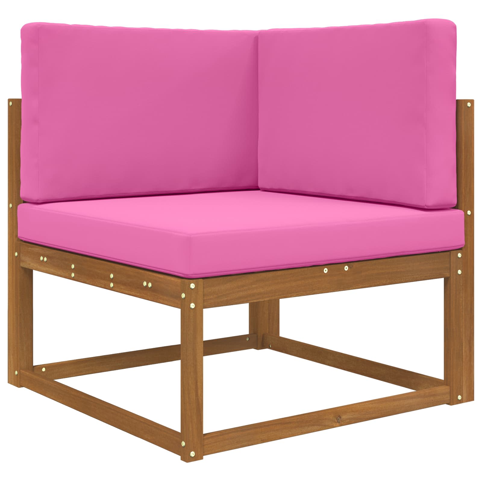 Lauko sofa pagalvėlė 3 pcs Rožinė Poliesteris
