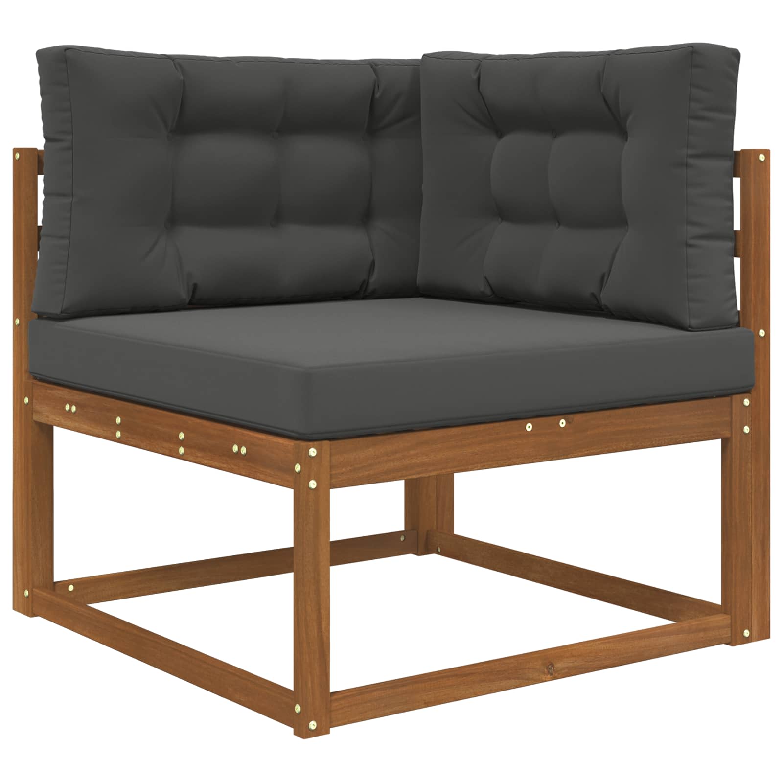 Lauko sofa pagalvėlė 3 pcs Antracitas Poliesteris