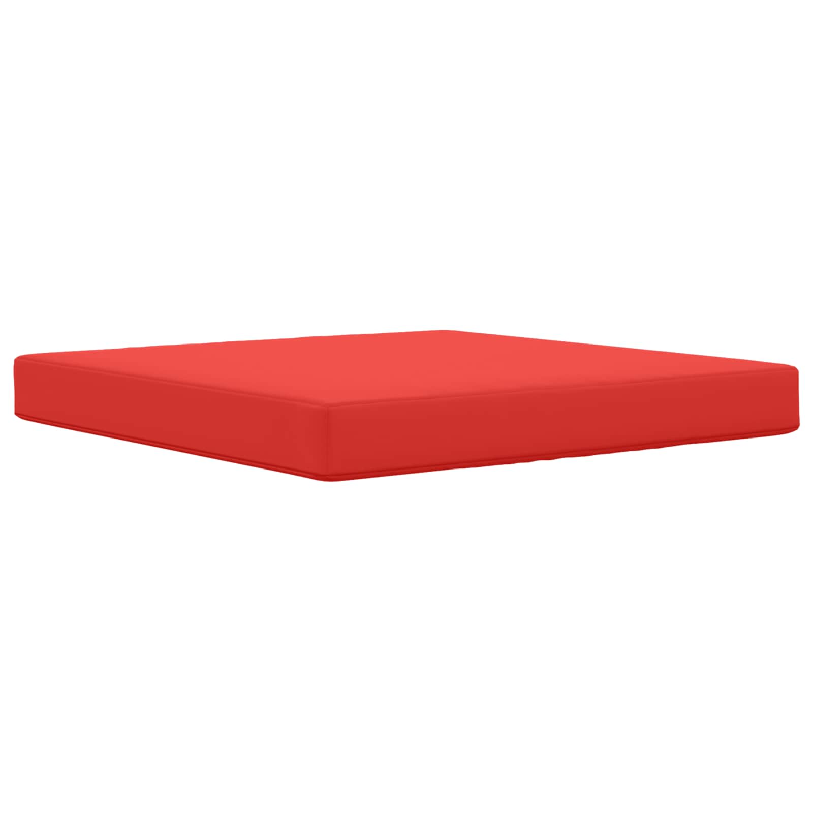 Lauko sofa pagalvėlė 3 pcs Raudona Poliesteris
