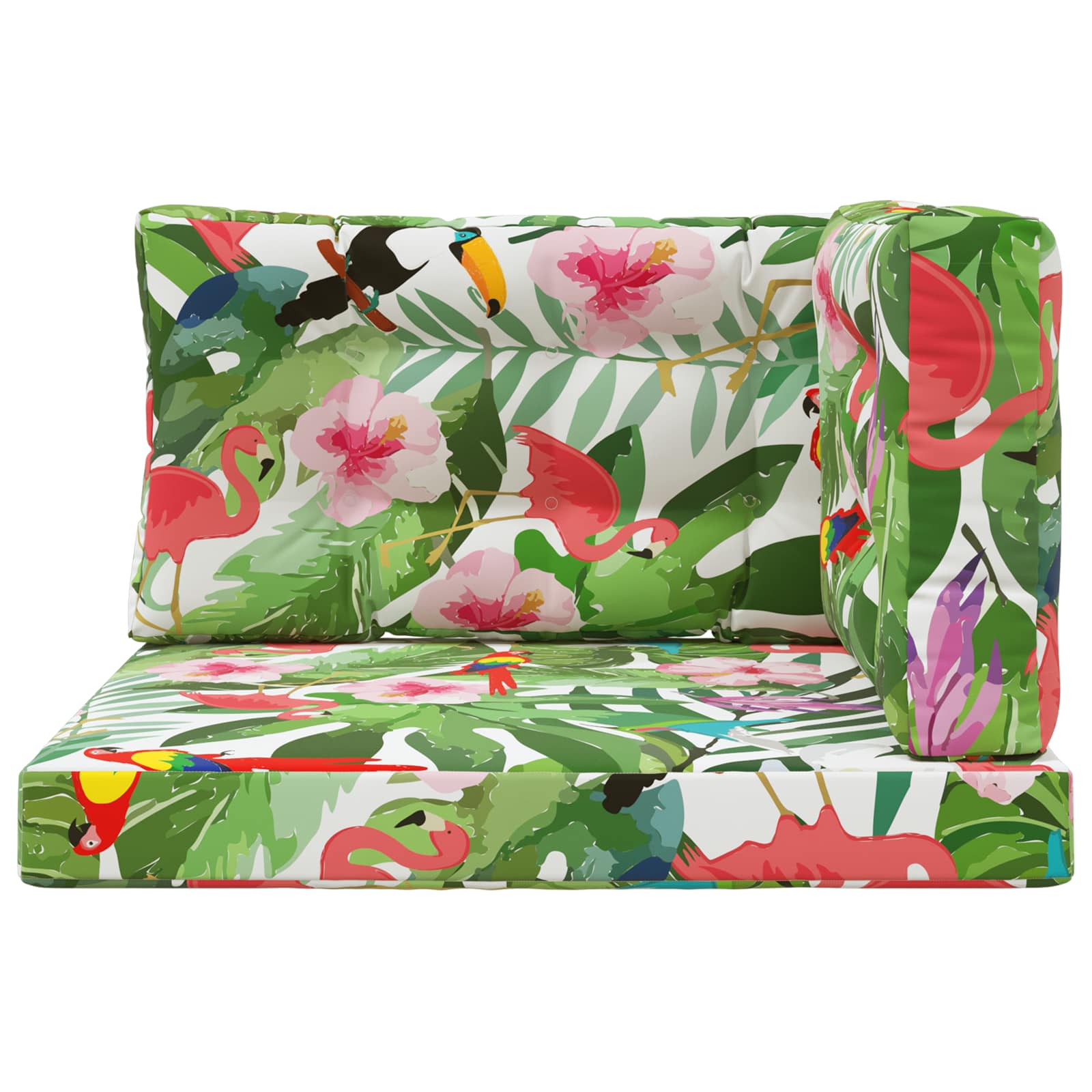 Lauko sofa pagalvėlė 3 pcs spalvingas Poliesteris
