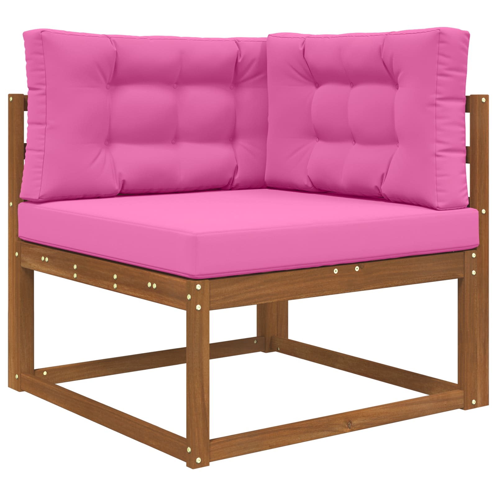 Lauko sofa pagalvėlė 3 pcs Rožinė Poliesteris
