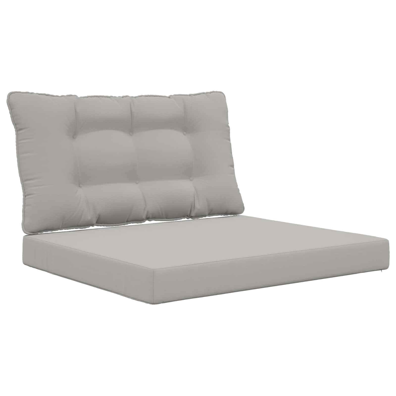 Lauko sofa pagalvėlė 2 pcs Pilka Poliesteris
