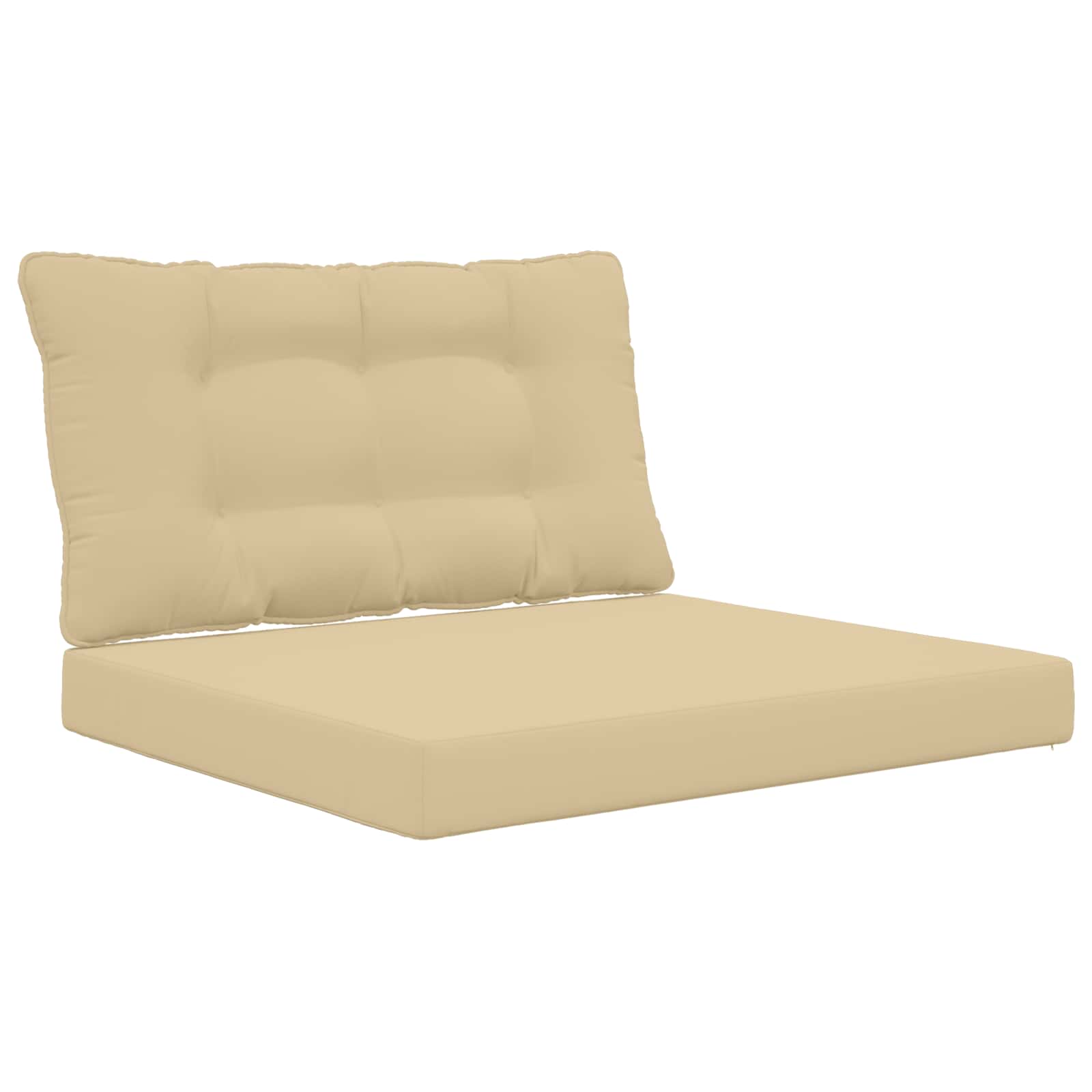 Lauko sofa pagalvėlė 2 pcs Smėlio Poliesteris