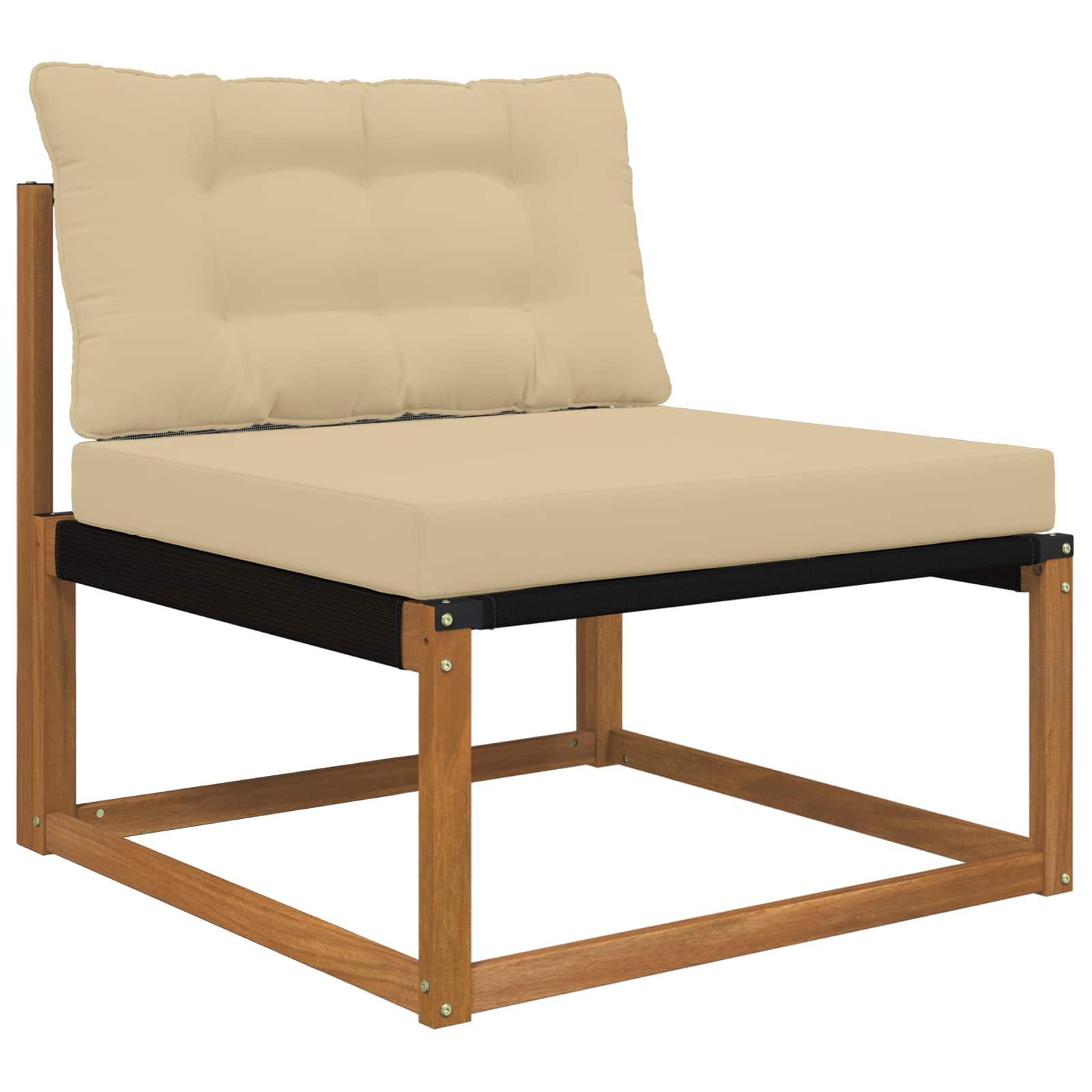 Lauko sofa pagalvėlė 2 pcs Smėlio Poliesteris