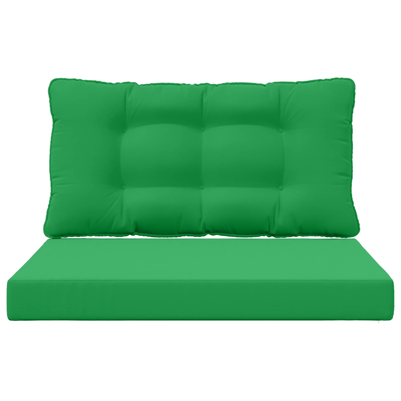 Lauko sofa pagalvėlė 2 pcs Žalia Poliesteris