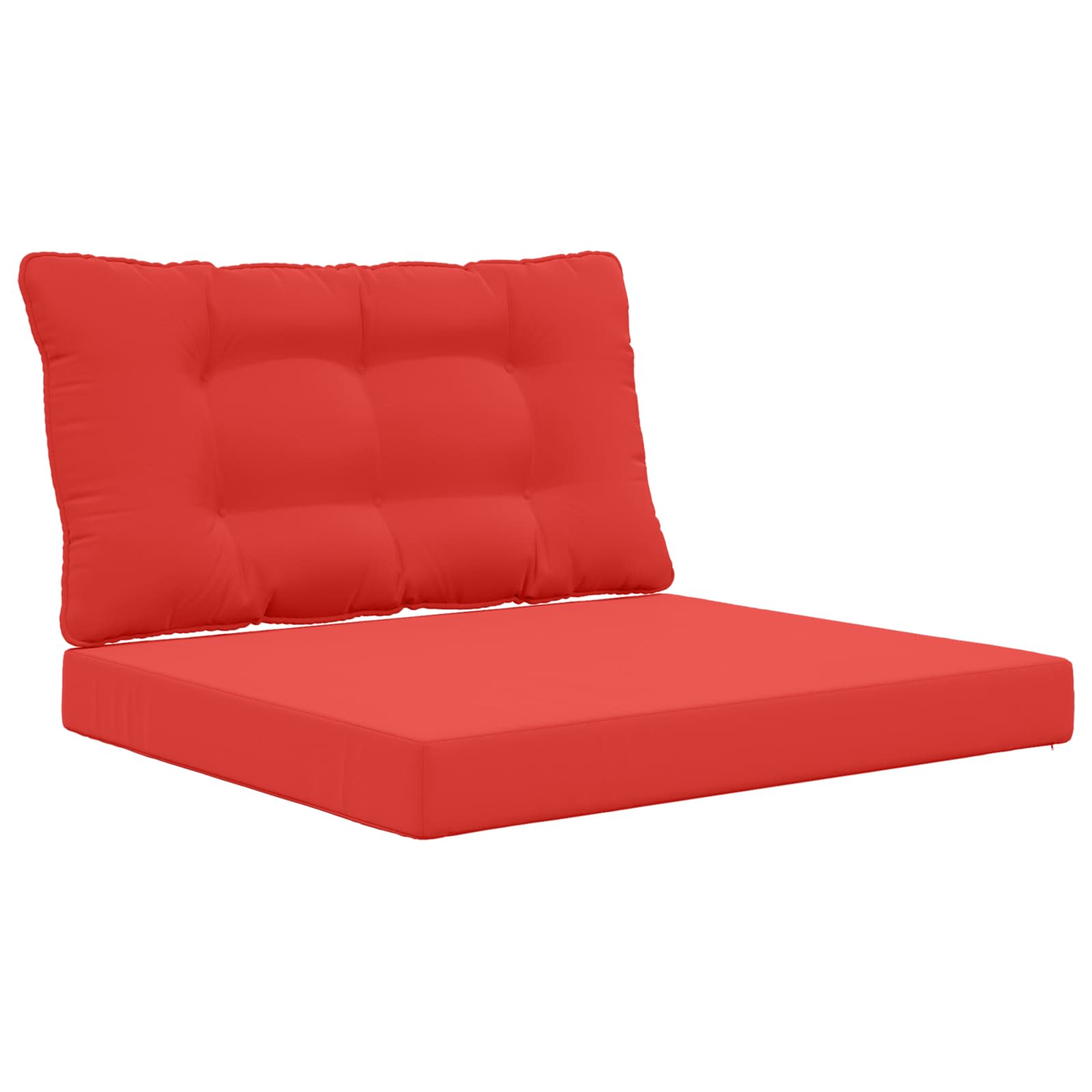 Lauko sofa pagalvėlė 2 pcs Raudona Poliesteris