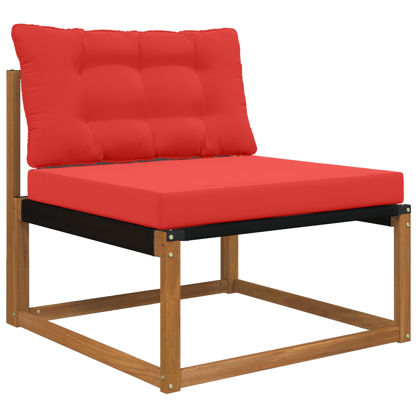 Lauko sofa pagalvėlė 2 pcs Raudona Poliesteris