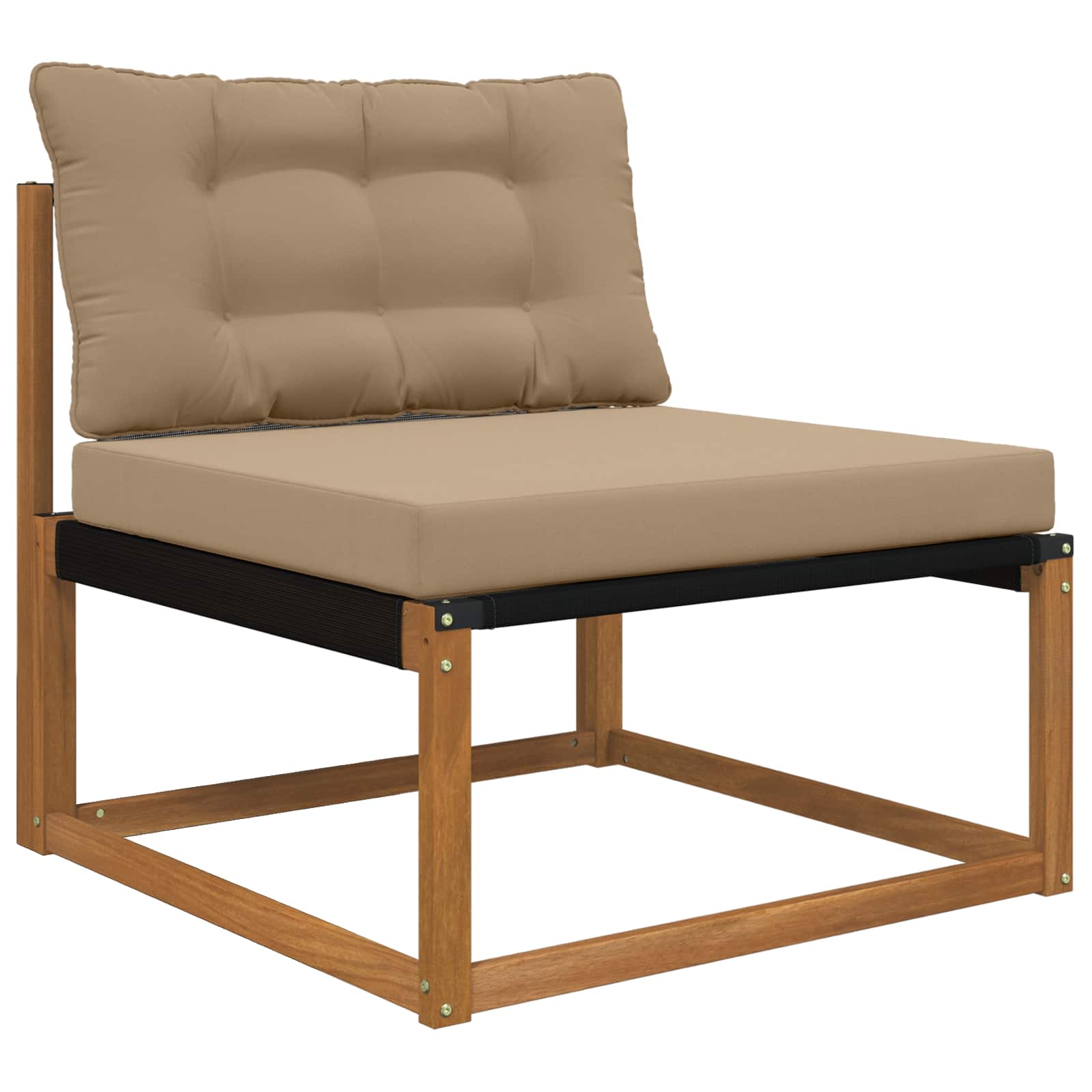 Lauko sofa pagalvėlė 2 pcs Taupe Poliesteris