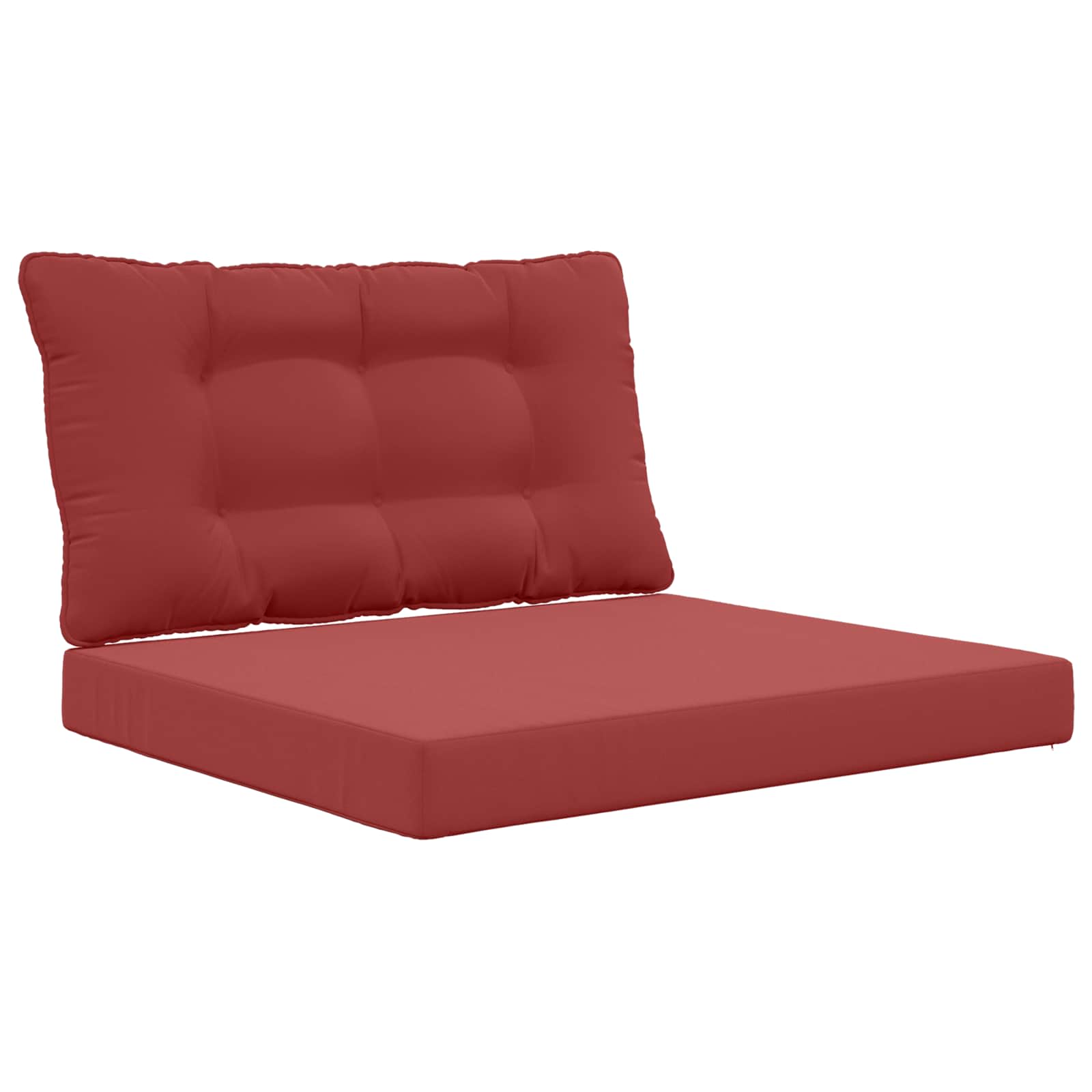 Lauko sofa pagalvėlė 2 pcs Vyno raudonumo Poliesteris