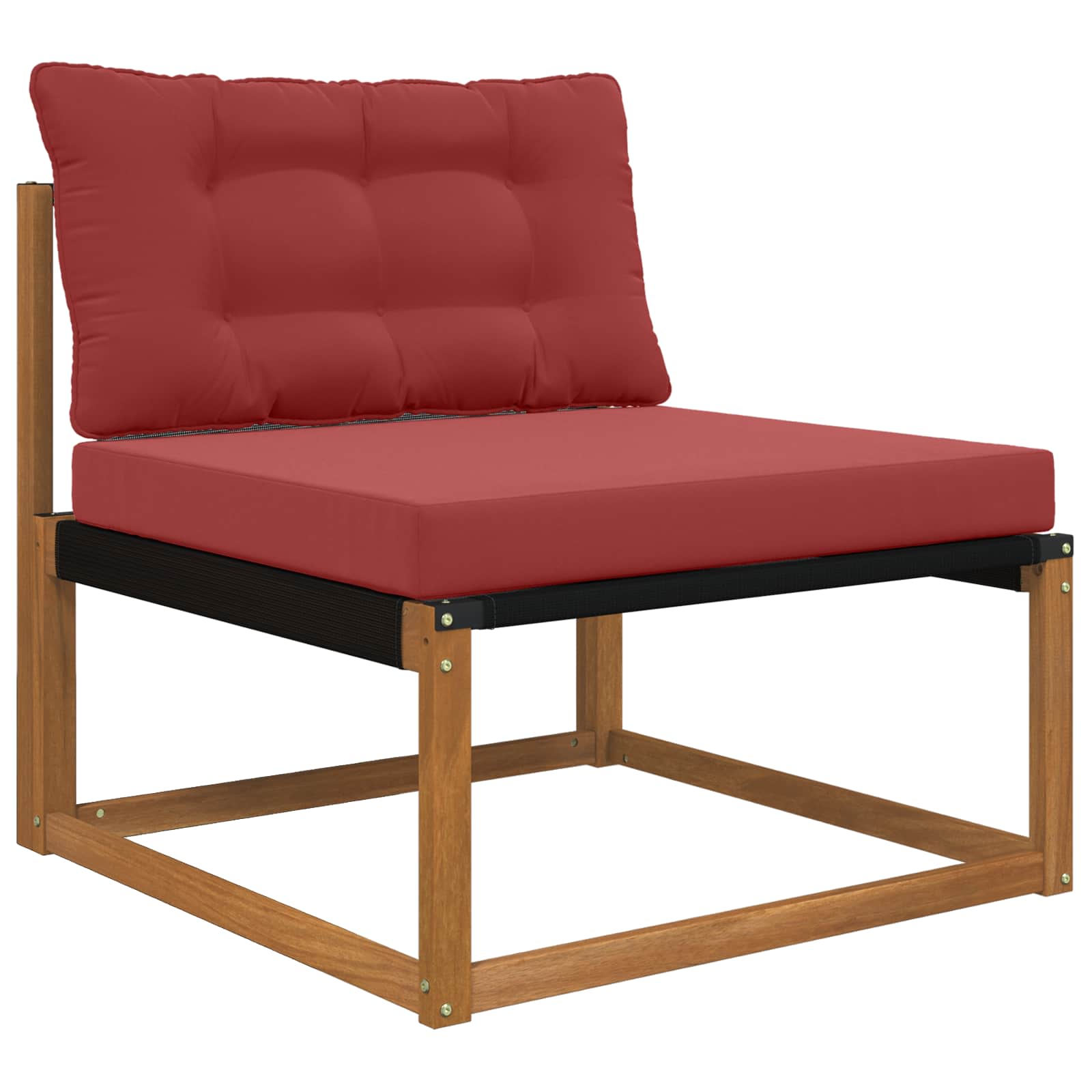 Lauko sofa pagalvėlė 2 pcs Vyno raudonumo Poliesteris