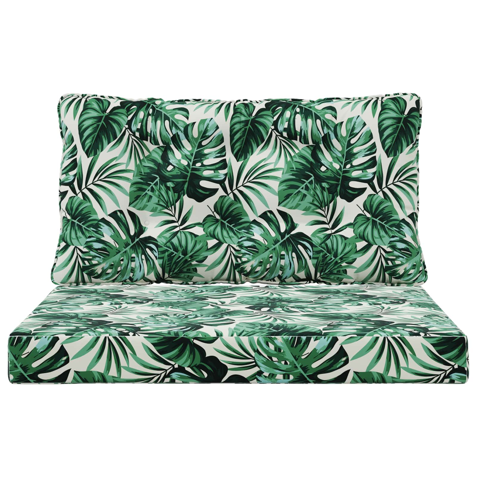 Lauko sofa pagalvėlė 2 pcs Lapų raštas Poliesteris