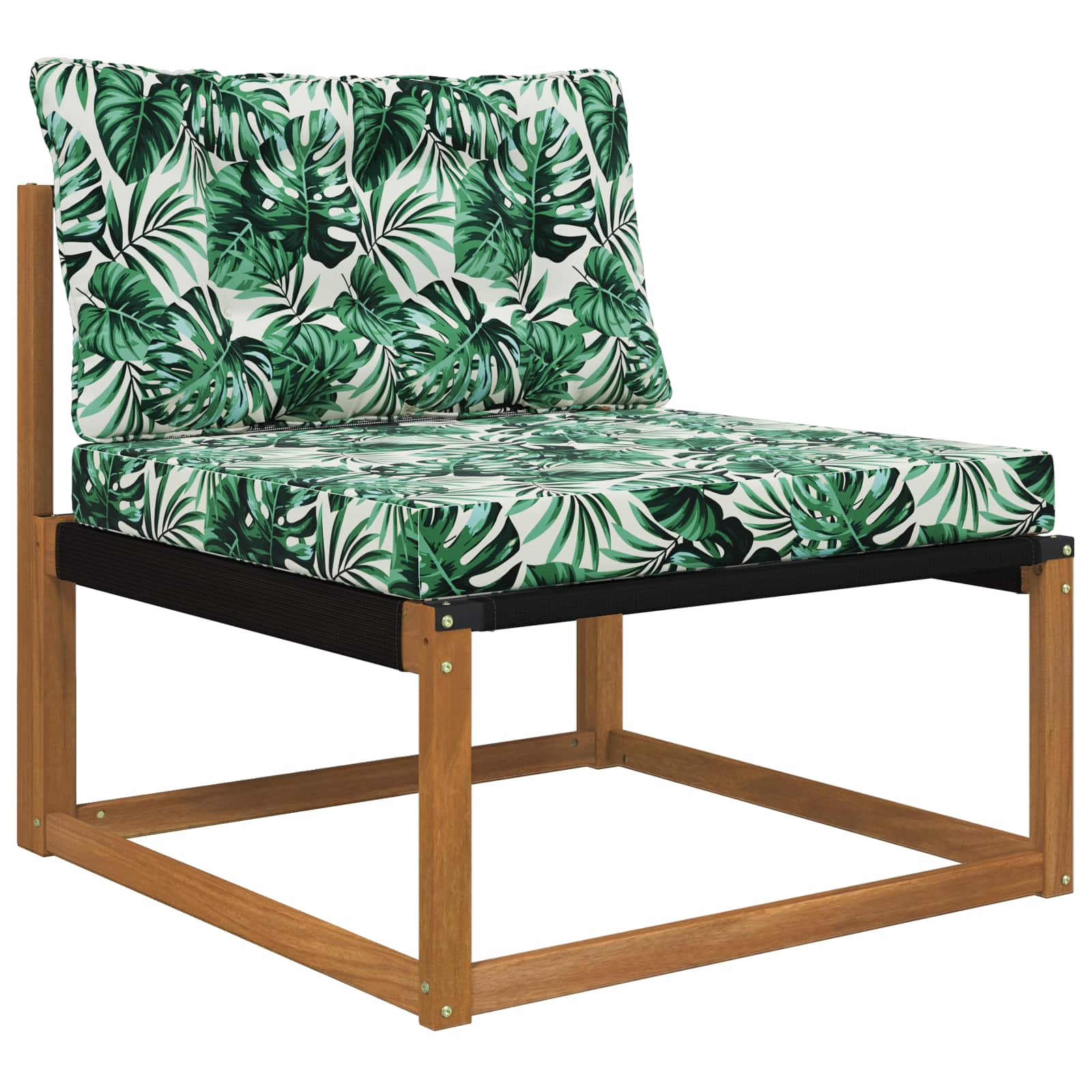 Lauko sofa pagalvėlė 2 pcs Lapų raštas Poliesteris