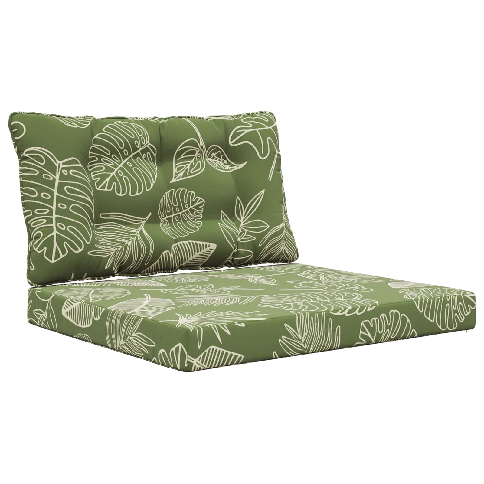 Lauko sofa pagalvėlė 2 pcs Lapų dizainas Poliesteris