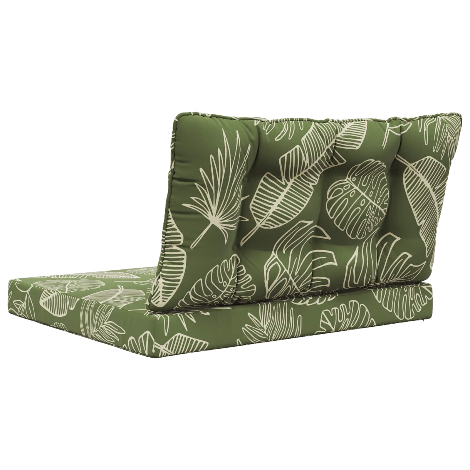 Lauko sofa pagalvėlė 2 pcs Lapų dizainas Poliesteris