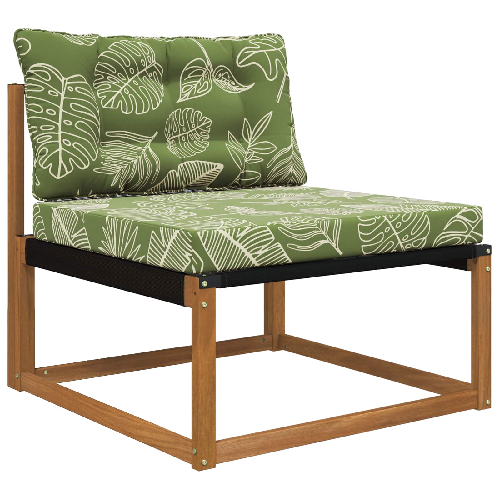 Lauko sofa pagalvėlė 2 pcs Lapų dizainas Poliesteris