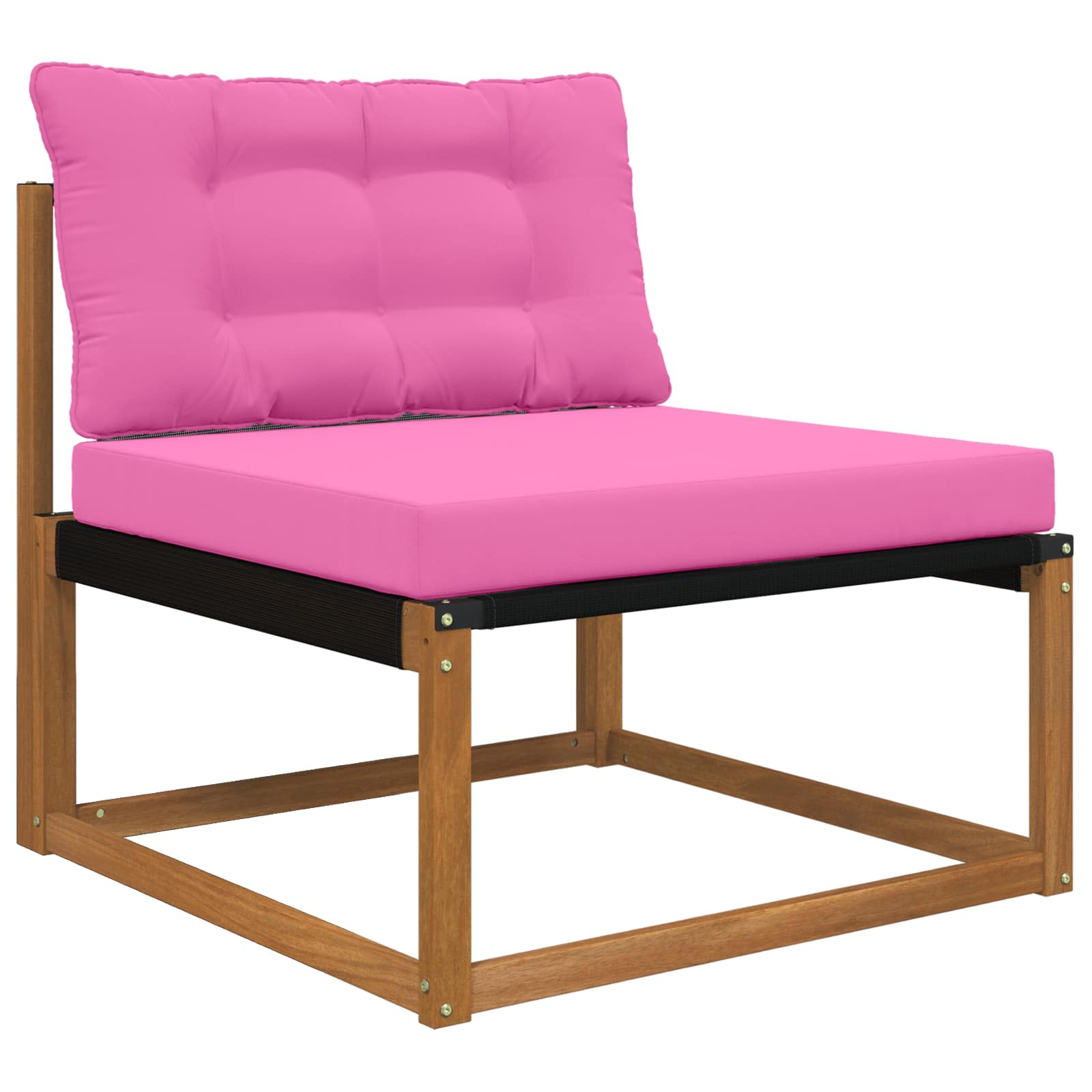Lauko sofa pagalvėlė 2 pcs Rožinė Poliesteris