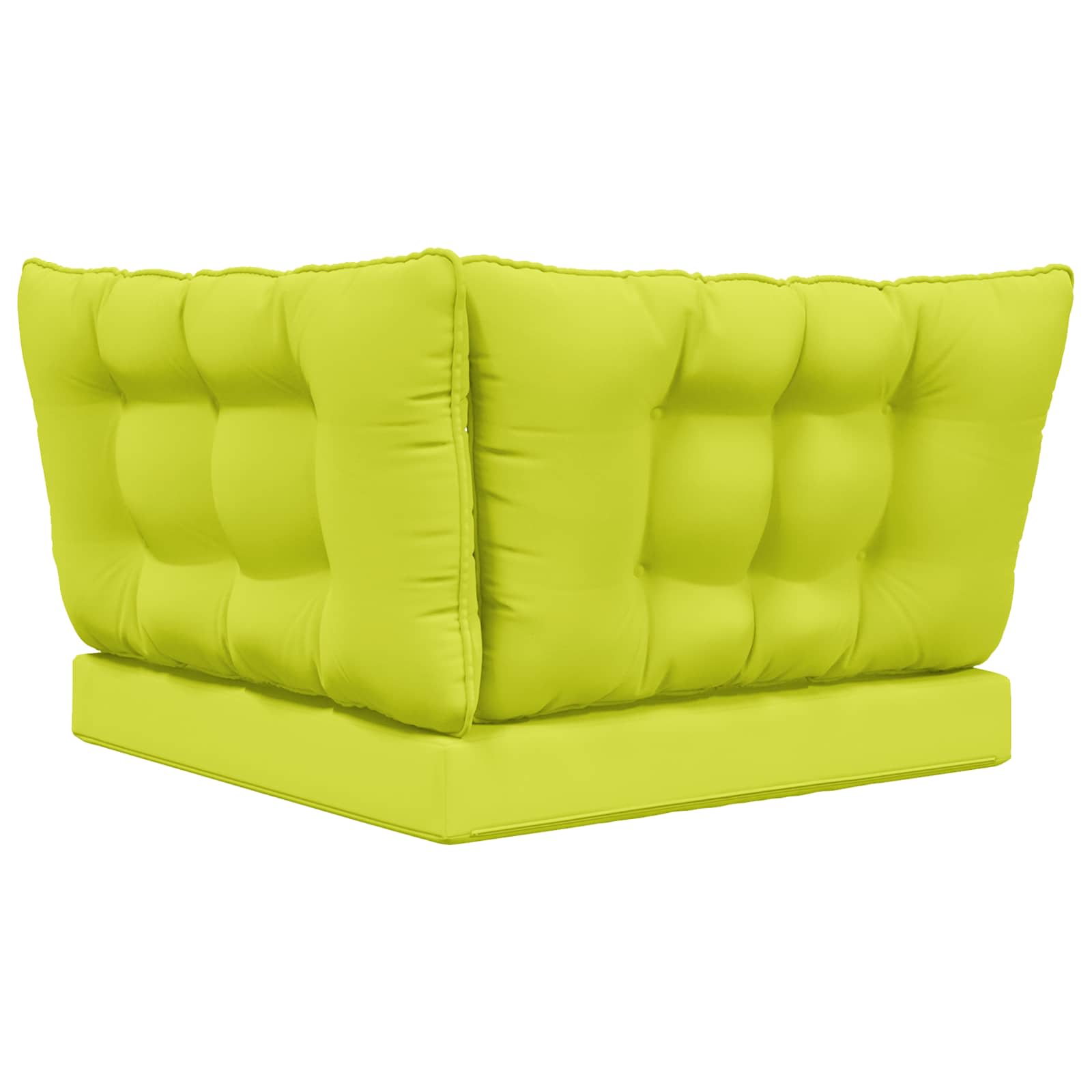 Lauko sofa pagalvėlė 3 pcs Žalia Poliesteris