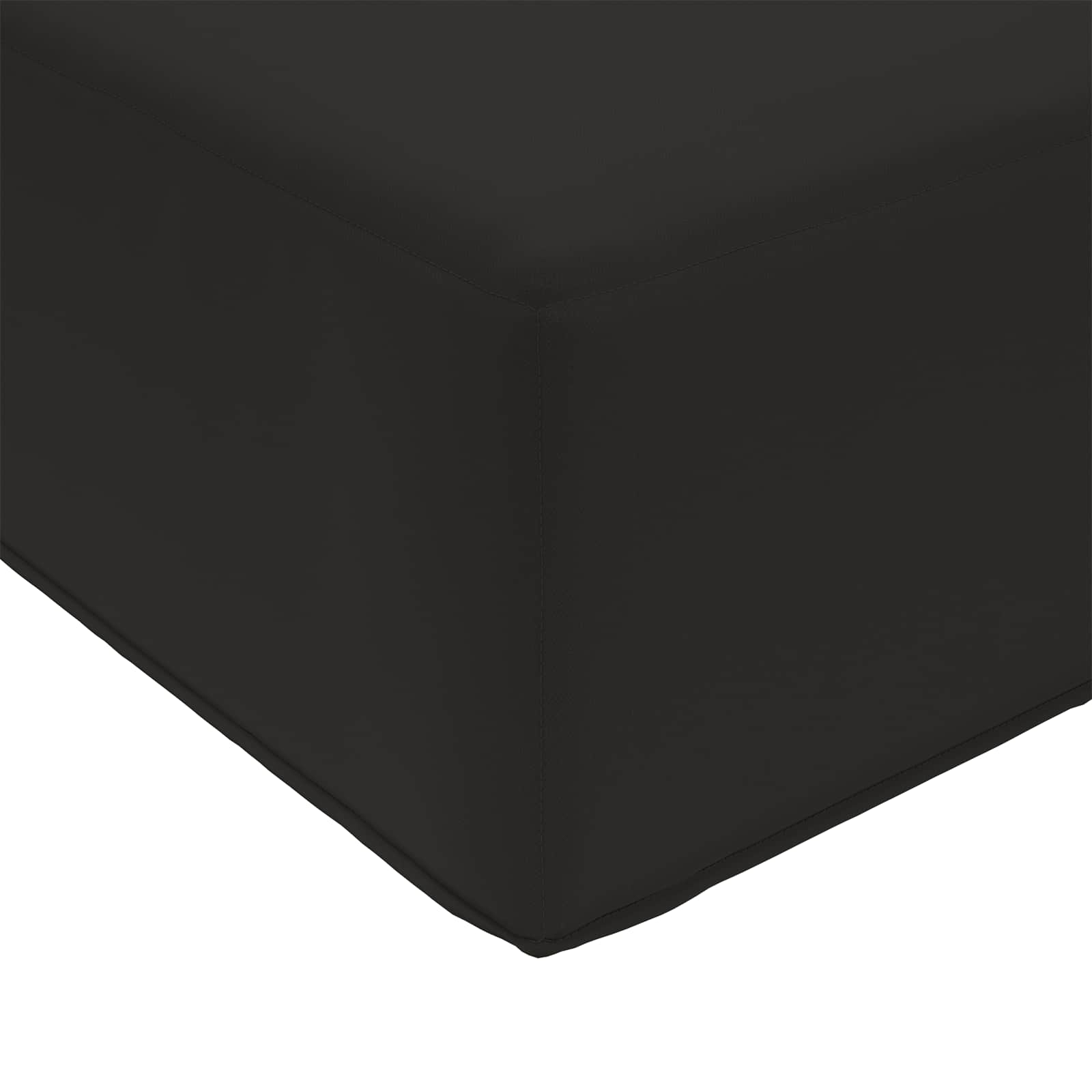 Āra sēžamspilvens melns 80 x 40 x 8 cm 100% poliesters