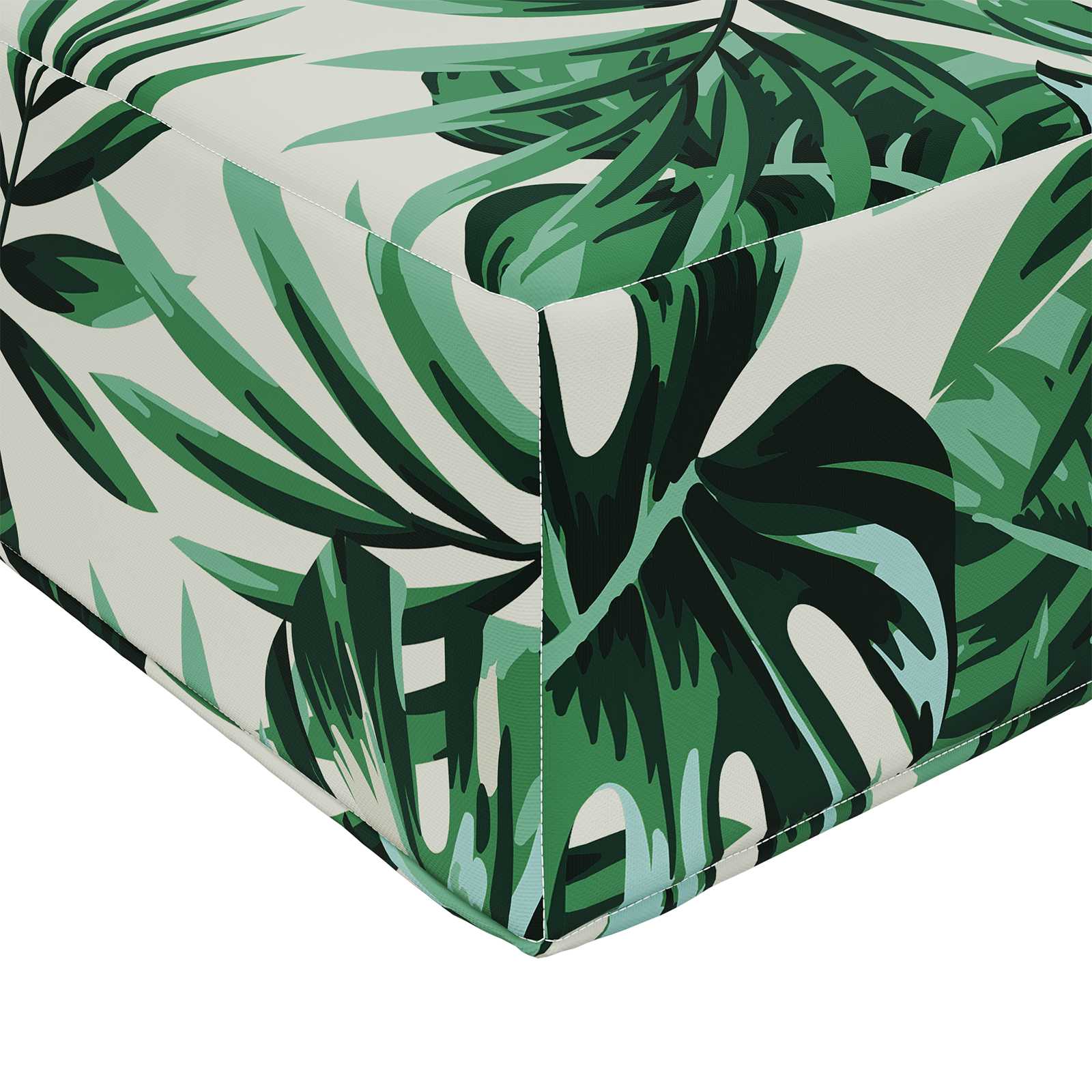 Lauko Sėdimosios Pagalvė Tropinės Lapai 80 x 40 x 8 cm