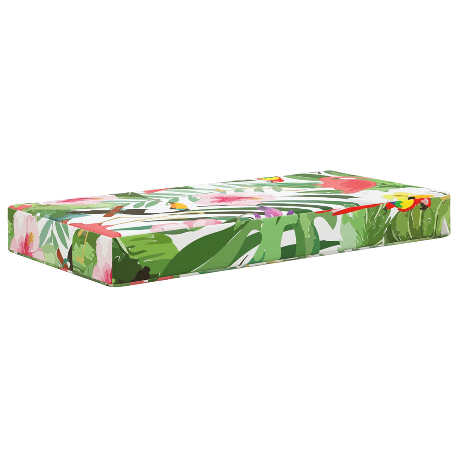 Seat cushion colourful 80 x 40 x 8 cm 100% polyester