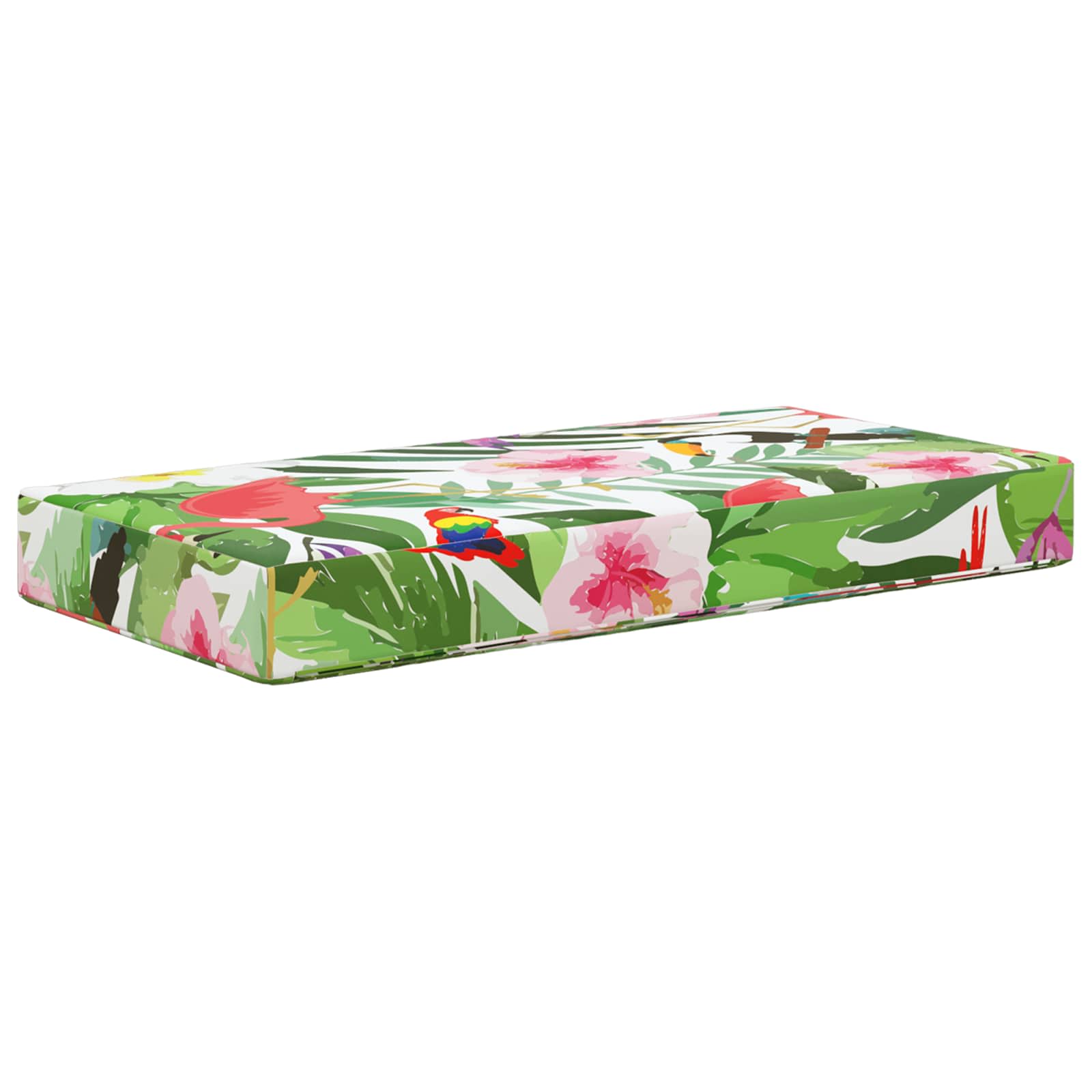Seat cushion colourful 80 x 40 x 8 cm 100% polyester
