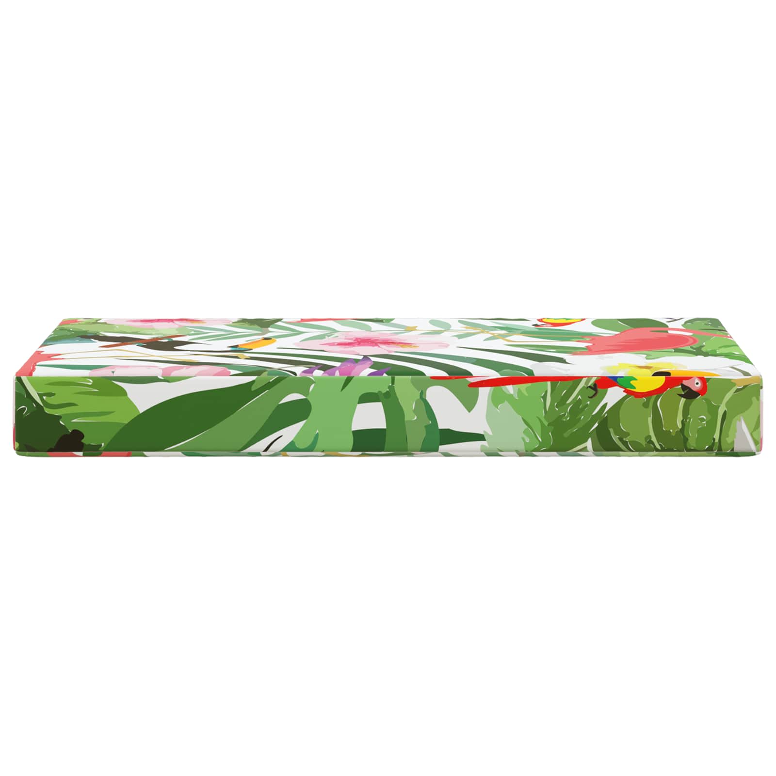 Seat cushion colourful 80 x 40 x 8 cm 100% polyester