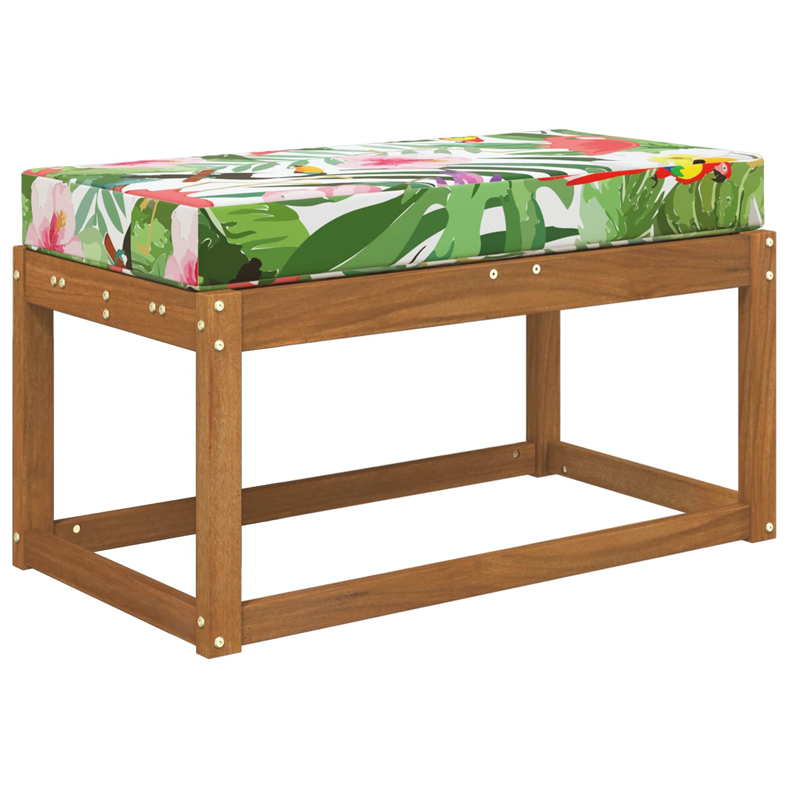 Seat cushion colourful 80 x 40 x 8 cm 100% polyester