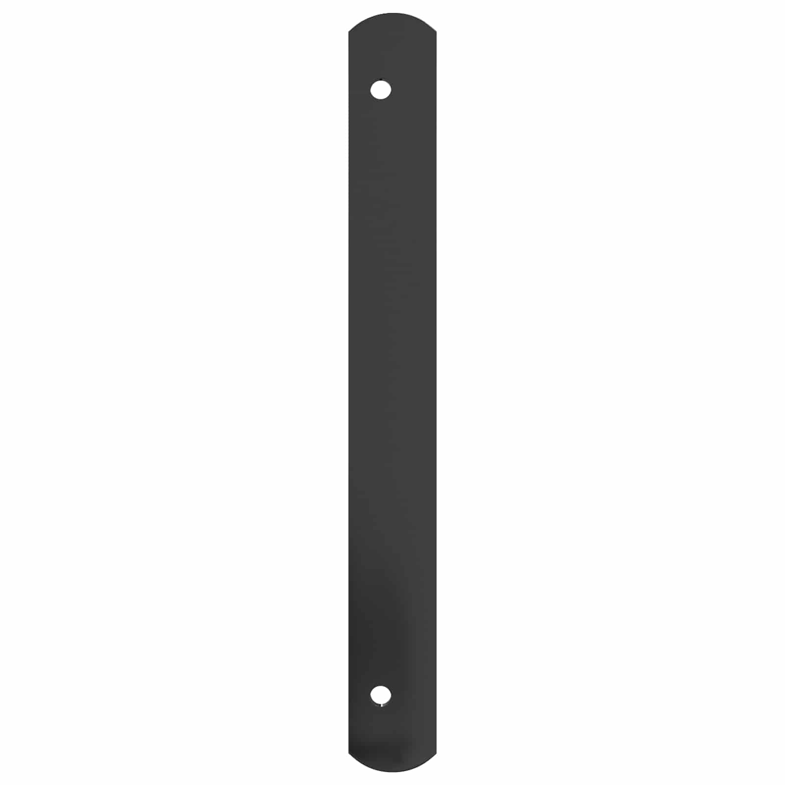 Logu restes 76 x 30 cm Pulverkrāsots tērauds Melns
