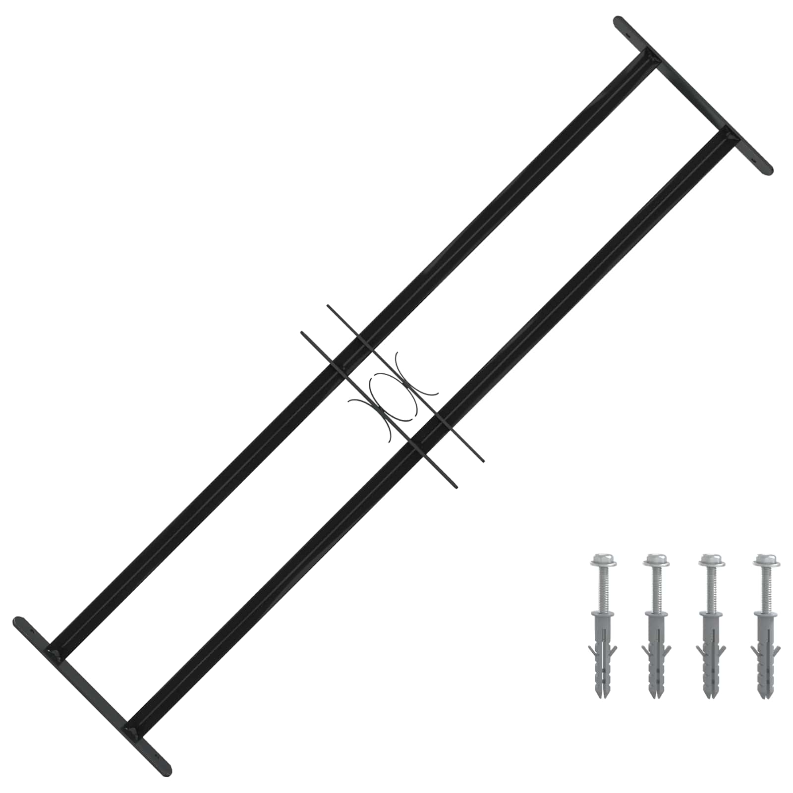 Logu restes 115 x 30 cm Pulverkrāsots tērauds