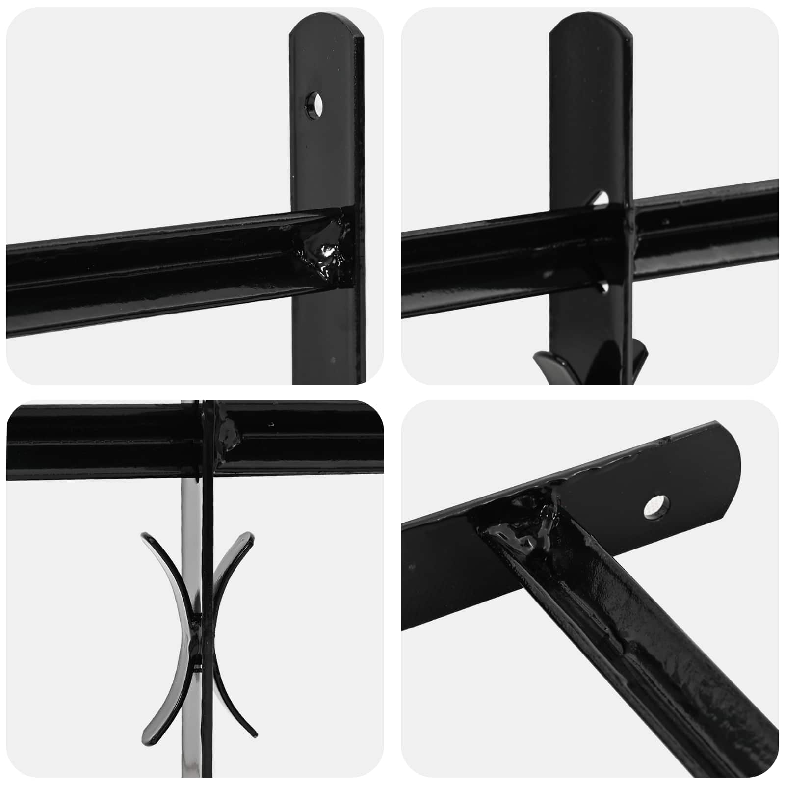 Logu restes 116 x 45 cm Pulverkrāsots tērauds