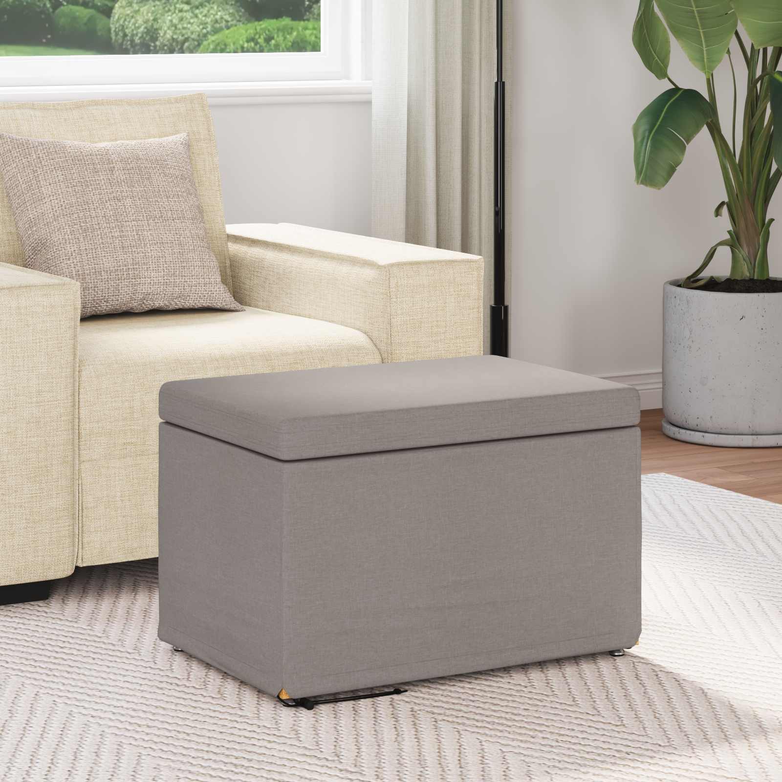 Šūpoles Taupe 61 x 41 x 40 cm Audums un inženierijas koksne