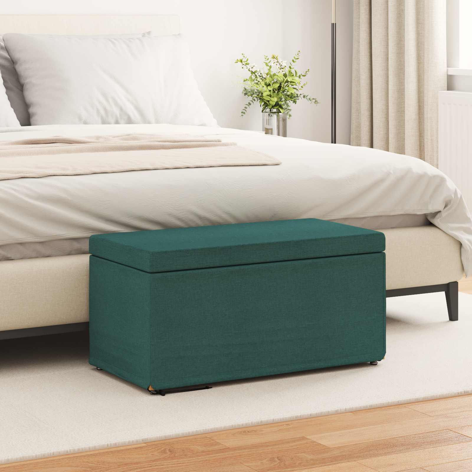 Swing Dark green Fabric and engineered wood