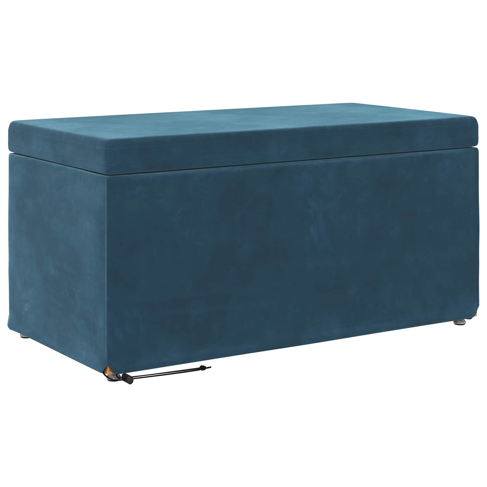 Swing Blue 81 x 41 x 40 cm Velvet and Engineered Wood