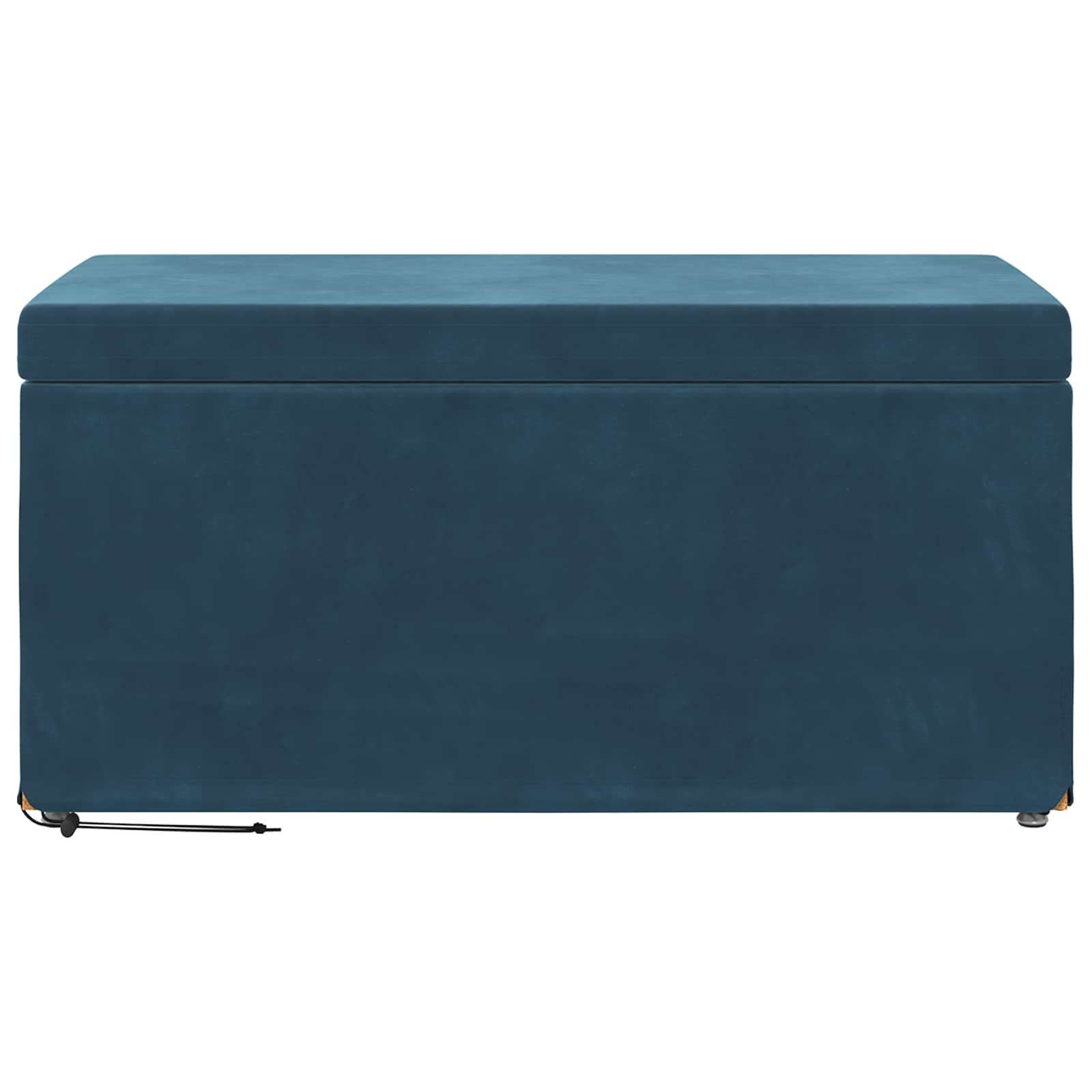 Swing Blue 81 x 41 x 40 cm Velvet and Engineered Wood