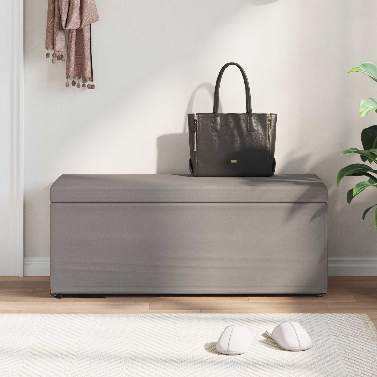 Sūpynes Taupe 101 x 41 x 40 cm Audinys ir inžinerinė mediena