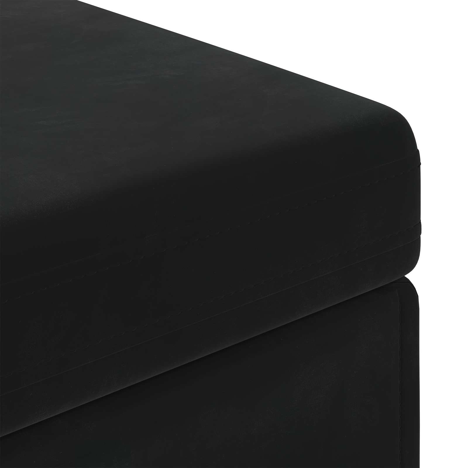 Sūpynes Juoda 101 x 41 x 40 cm Velvetas ir Inžinerinė Medis