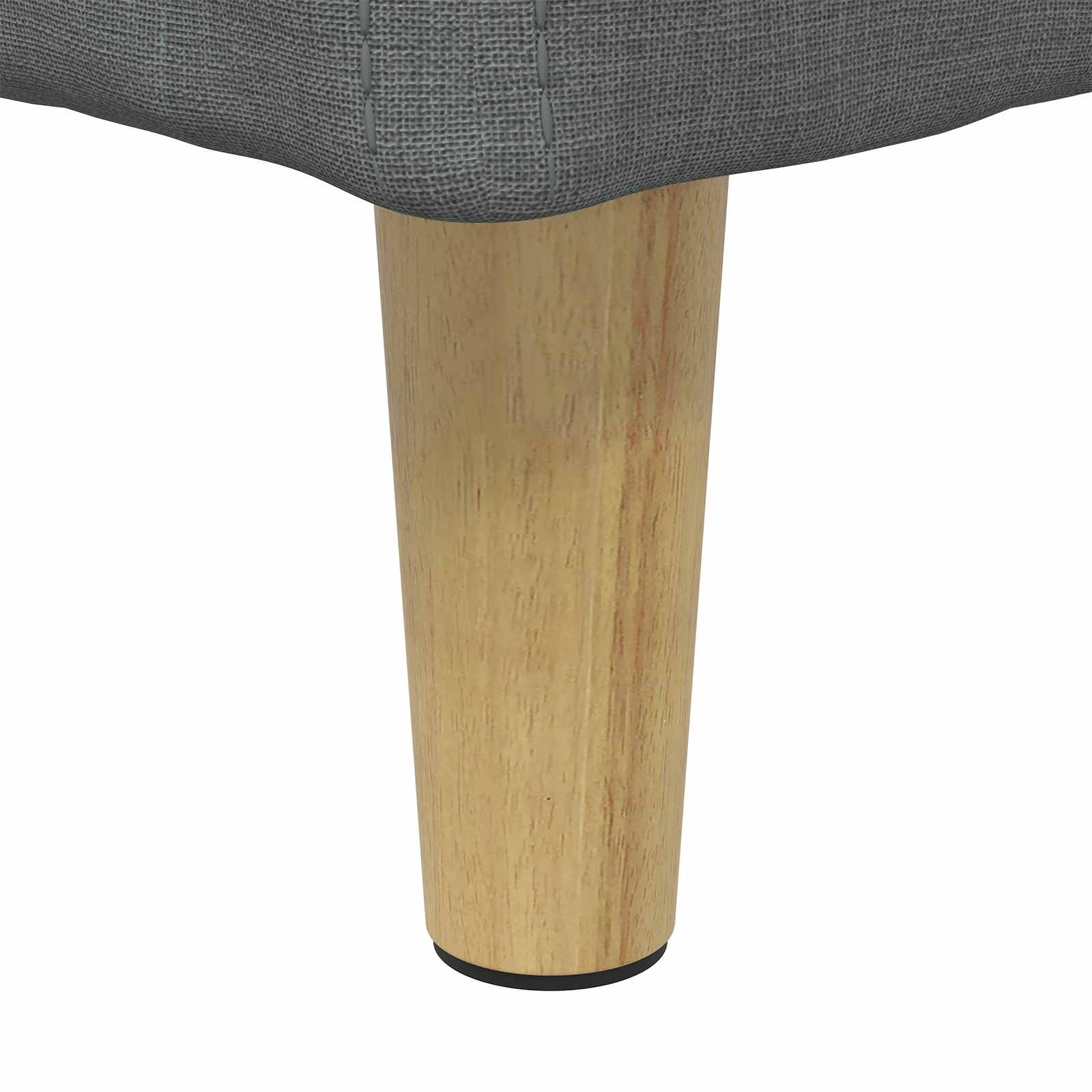 Storage Ottoman Dark grey 40 x 40 x 45 cm fabric